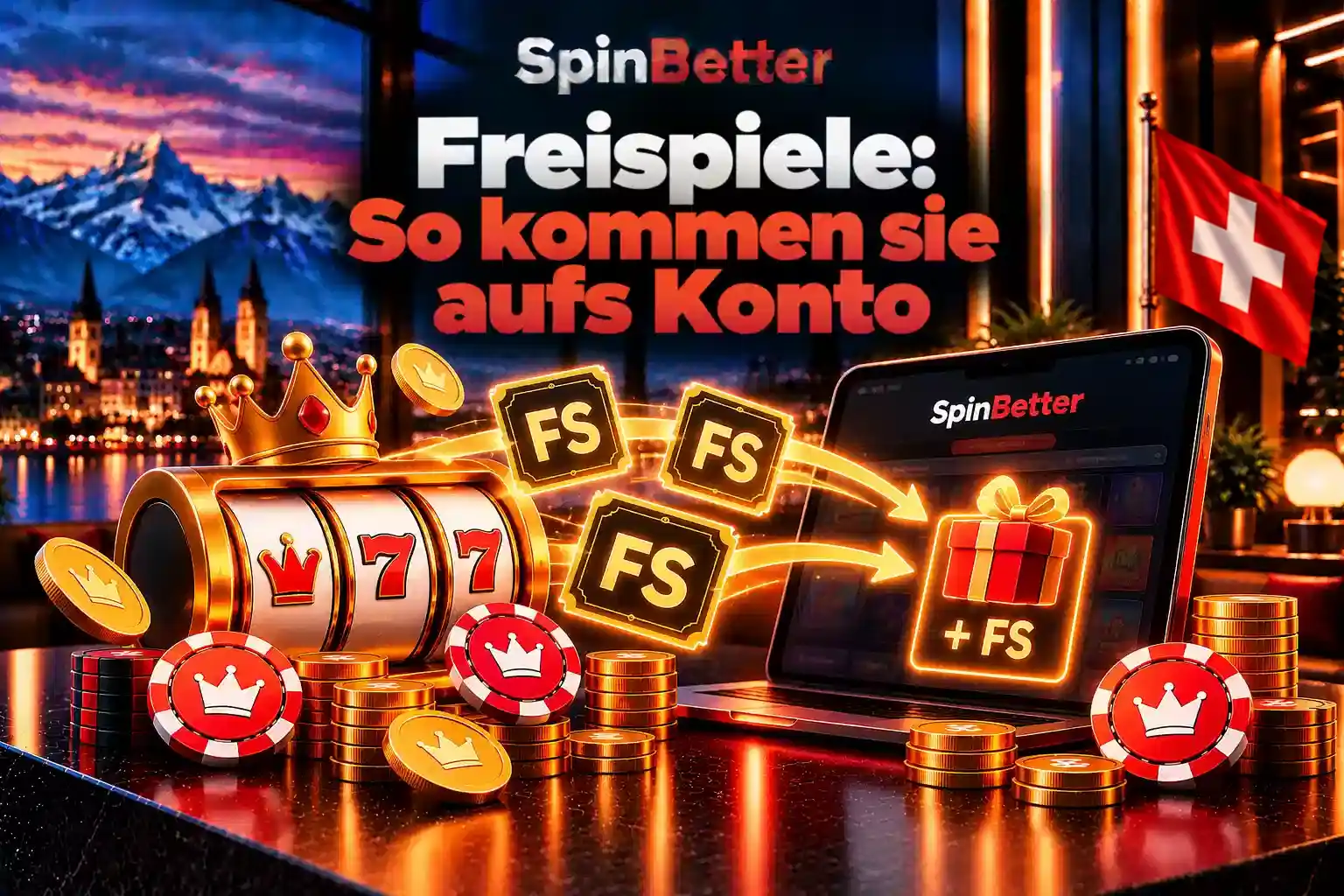 Slotmaschine und Freispiele, die auf das Konto von SpinBetter übertragen werden